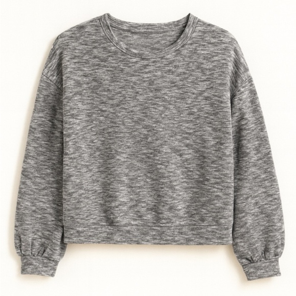 Madewell Textured Crewneck Sweatshirt